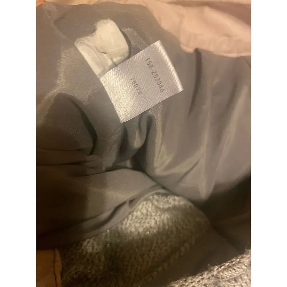 Ann Taylor Loft julie Women's Flared Pants Size 4 Gray sparkly Classic Fit - Picture 4 of 10